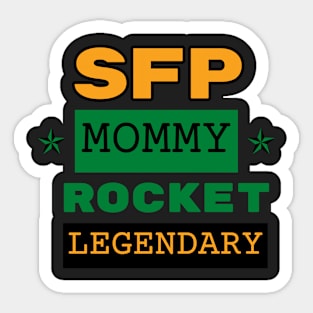 SFP Mommy Rocket Legendary, Shelly-Ann Fraser-Pryce Sticker